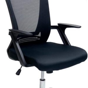 Multi Home Furniture Black Mesh Office Chair – Ergonomic Chair with Adjustable Headrest, Lumbar Support, Height Adjustment, Recline, Gaming Chair, Swivel Desk Chair, Computer Chair for Home & Study