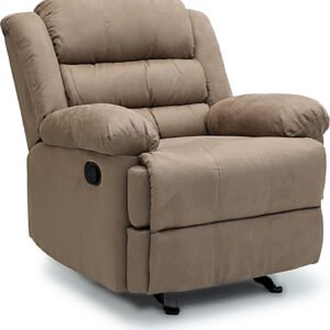 Multi Home Furniture Modern Design Executive Rocking Sofa Recliner MH-3302-Cappuchino and Rocking Sofa and Made with Fabric and have More cushion And (Cappuchino
