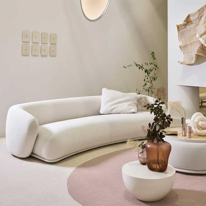 Poppins HOME Modern High-Density Foam Minimalist Sofa – Contemporary Living Room Furniture (3 SEATER) - Image 4