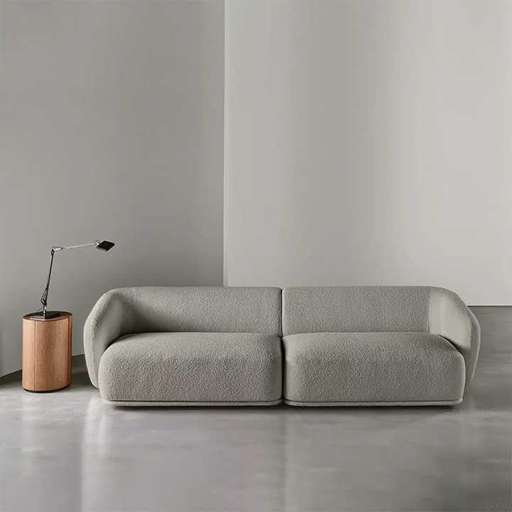 Poppins HOME Modern High-Density Foam Minimalist Sofa – Contemporary Living Room Furniture (3 SEATER) - Image 6