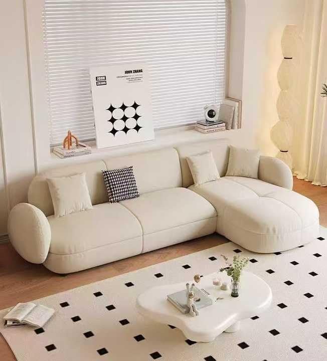 Karnak Modern L-Shaped Sofa Set – Upholstered Sectional Couch with Solid Wood Frame for Living Room, Office, or Hotel (black, 75) - Image 4