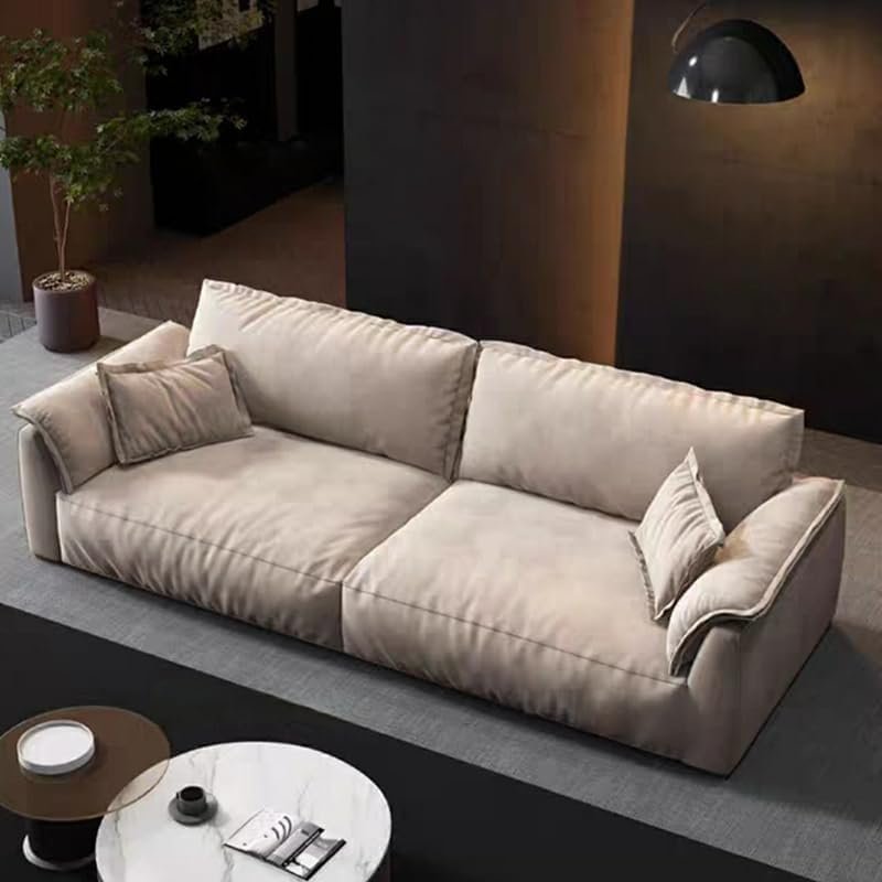 Karnak Modern Grey Fabric Sofa With Scratch Resistant Upholstery And Pillow Top Arm Sponge Seat Filling | 240.03 X 99.06 X 85.09 Cm Grey | Modern Sof - Image 4