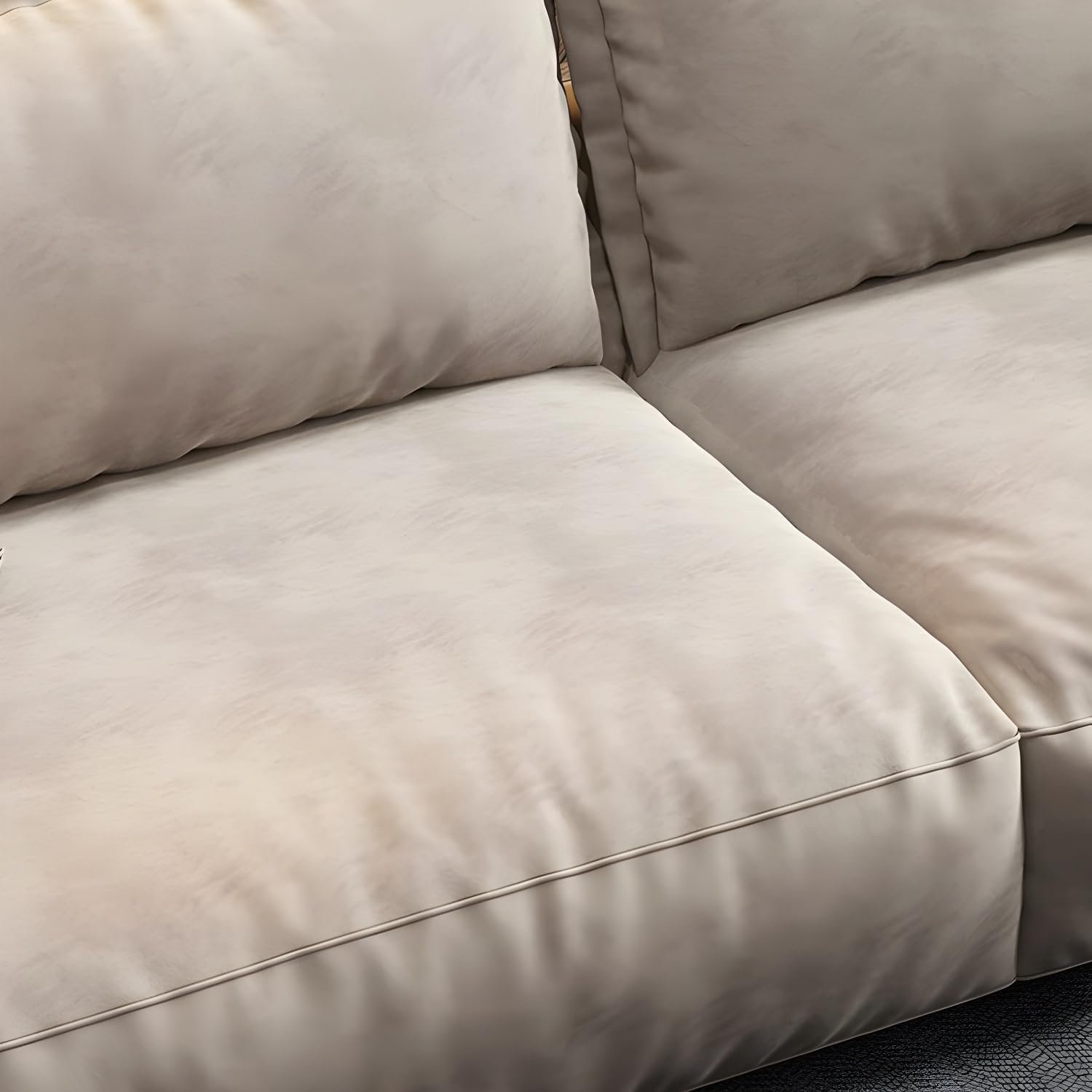 Karnak Modern Grey Fabric Sofa With Scratch Resistant Upholstery And Pillow Top Arm Sponge Seat Filling | 240.03 X 99.06 X 85.09 Cm Grey | Modern Sof - Image 6