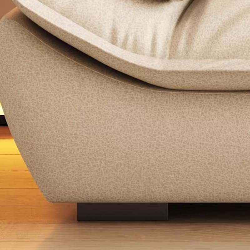 Karnak Modern Off-White Upholstered Sofa With Beige Cushions And Stain Resistant Fabric Design Latex Seat Filling | 209.55 X 100.33 X 85.09 Cm Off-Wh - Image 9