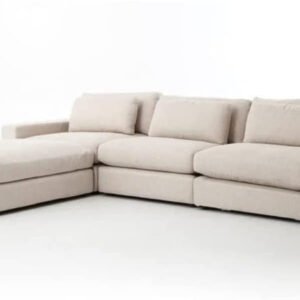 Karnak Sectional Sofa Couch For Living Room Solid Wood Corner Modern Design Design Sofa Couch, Fabric Upholstery Upholstered Color Beige