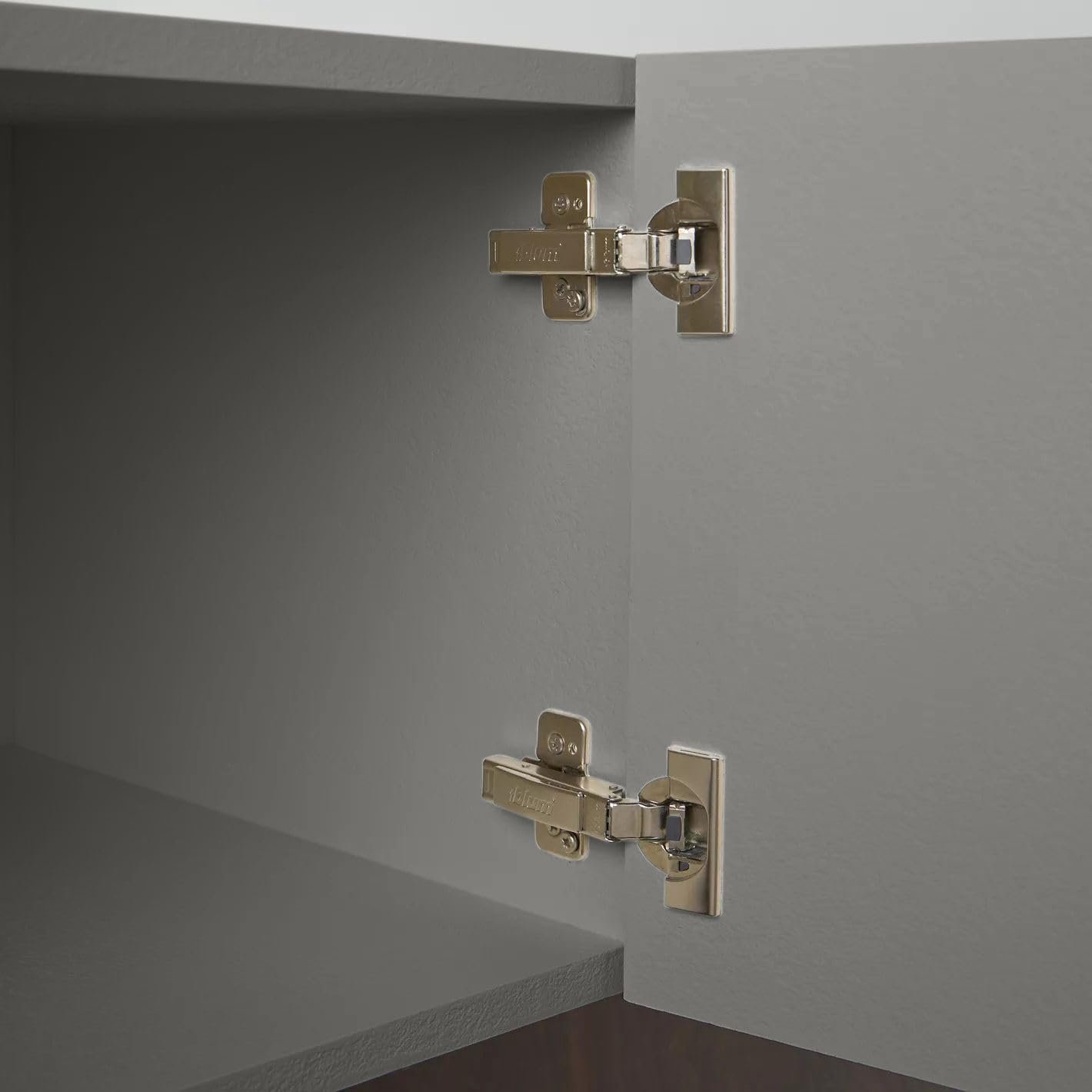 Karnak Meadow TV Unit | Modern Media Console with 3 Cabinets | Elegant Wooden TV Stand for Living Room Furniture Fits TVs Up to 65"(Grey) - Image 19