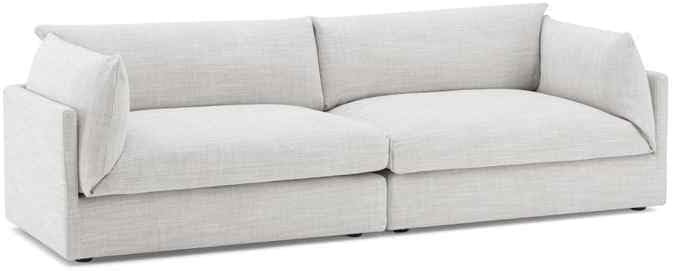 Karnak Modern Fabric Sofa Set (GREY, 2 SEATER) - Image 7