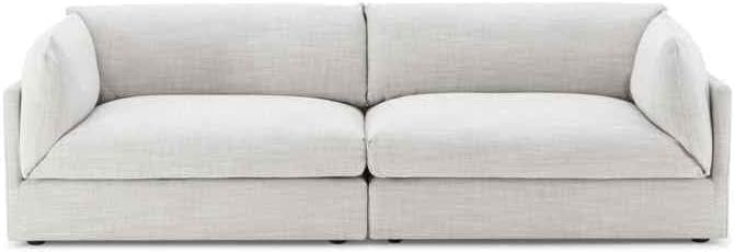 Karnak Modern Fabric Sofa Set (GREY, 2 SEATER) - Image 11