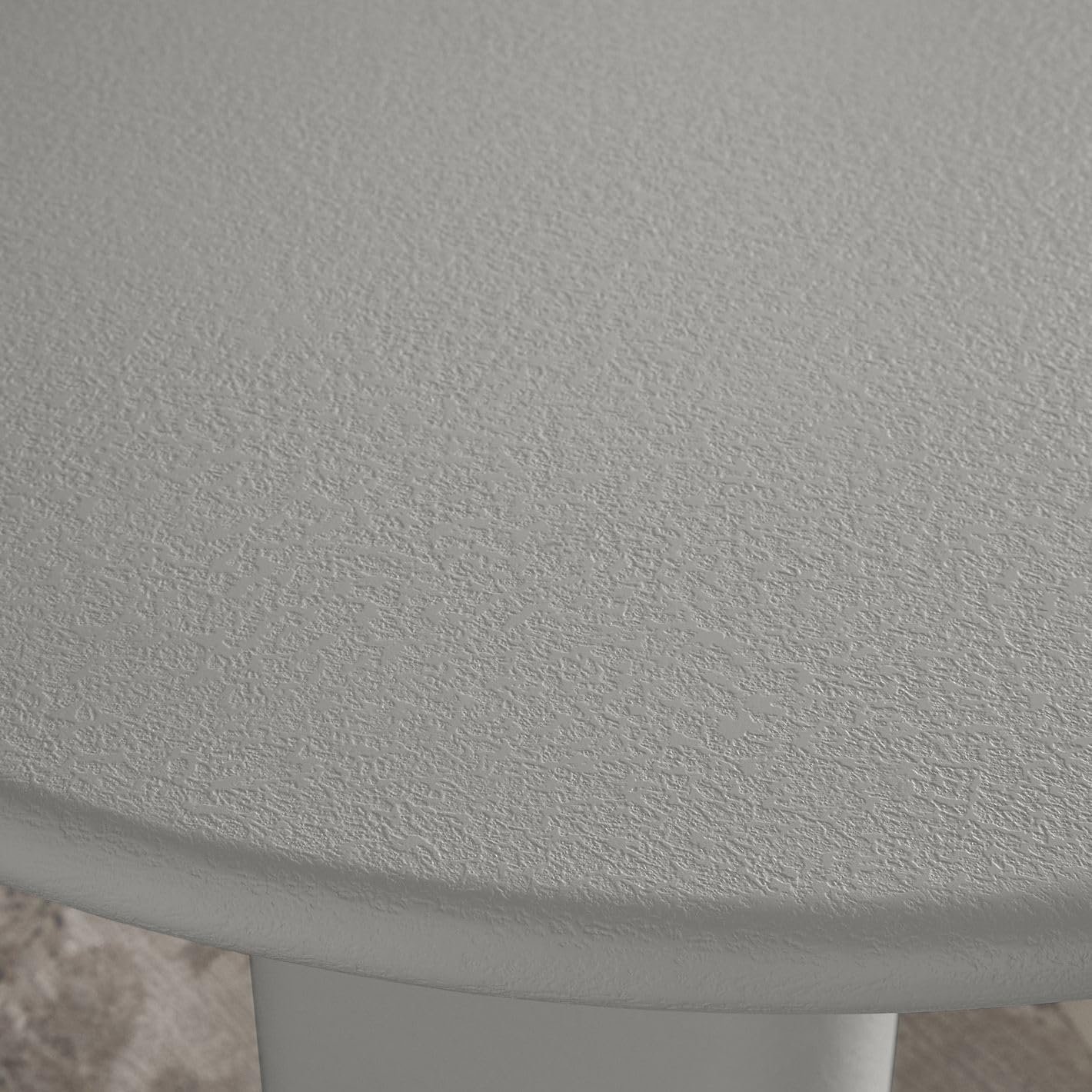 Karnak Pillar 6-Seater Oval Dining Table with Textured MDF Top, Three Pillar Legs, Contemporary Homestead Style - Image 39