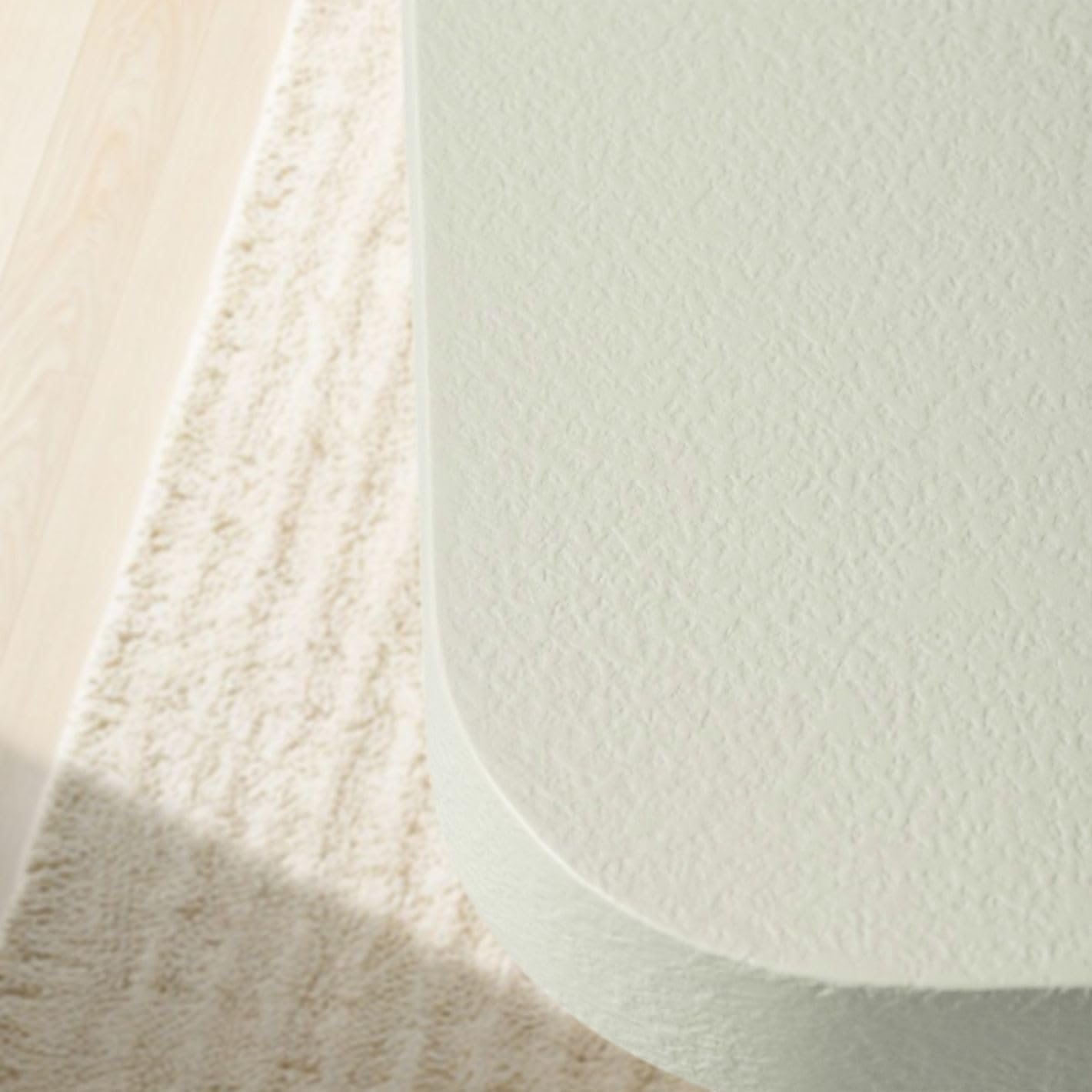 Karnak Whisper 8-Seater Dining Table with Rounded Edges, Twin Pedestal Base, Textured MDF Top, Modern Luxe Style (Grey) - Image 45