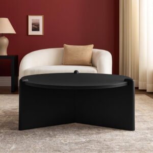 Karnak Glimpse Coffee Table – Modern Square Design, Engineered Wood Construction, Durable & Stylish for Living Rooms