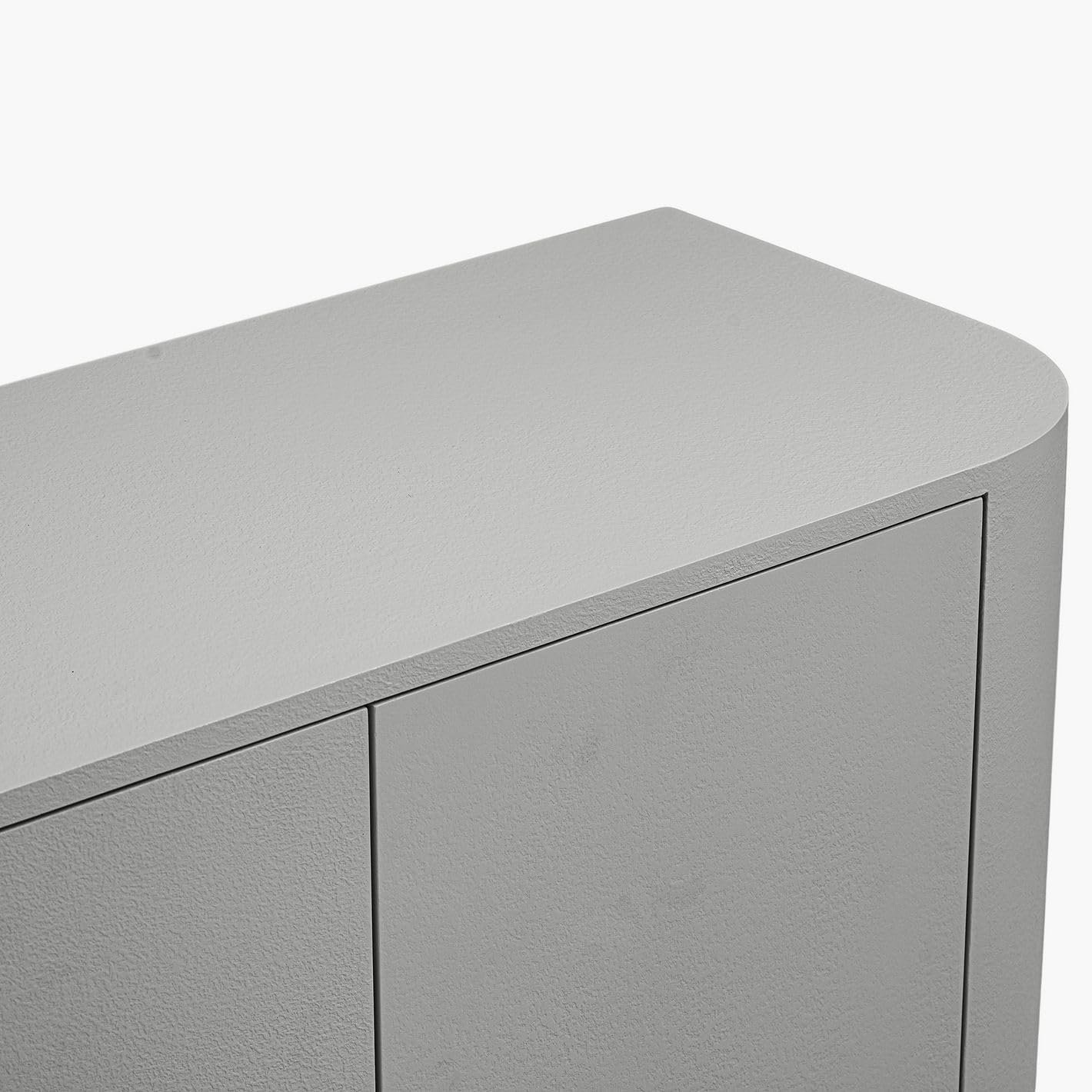 Karnak Meadow Buffet Modern Homestead Sideboard with 3 Shelves, Spacious Storage & Durable Engineered Wood Construction (Grey) - Image 5