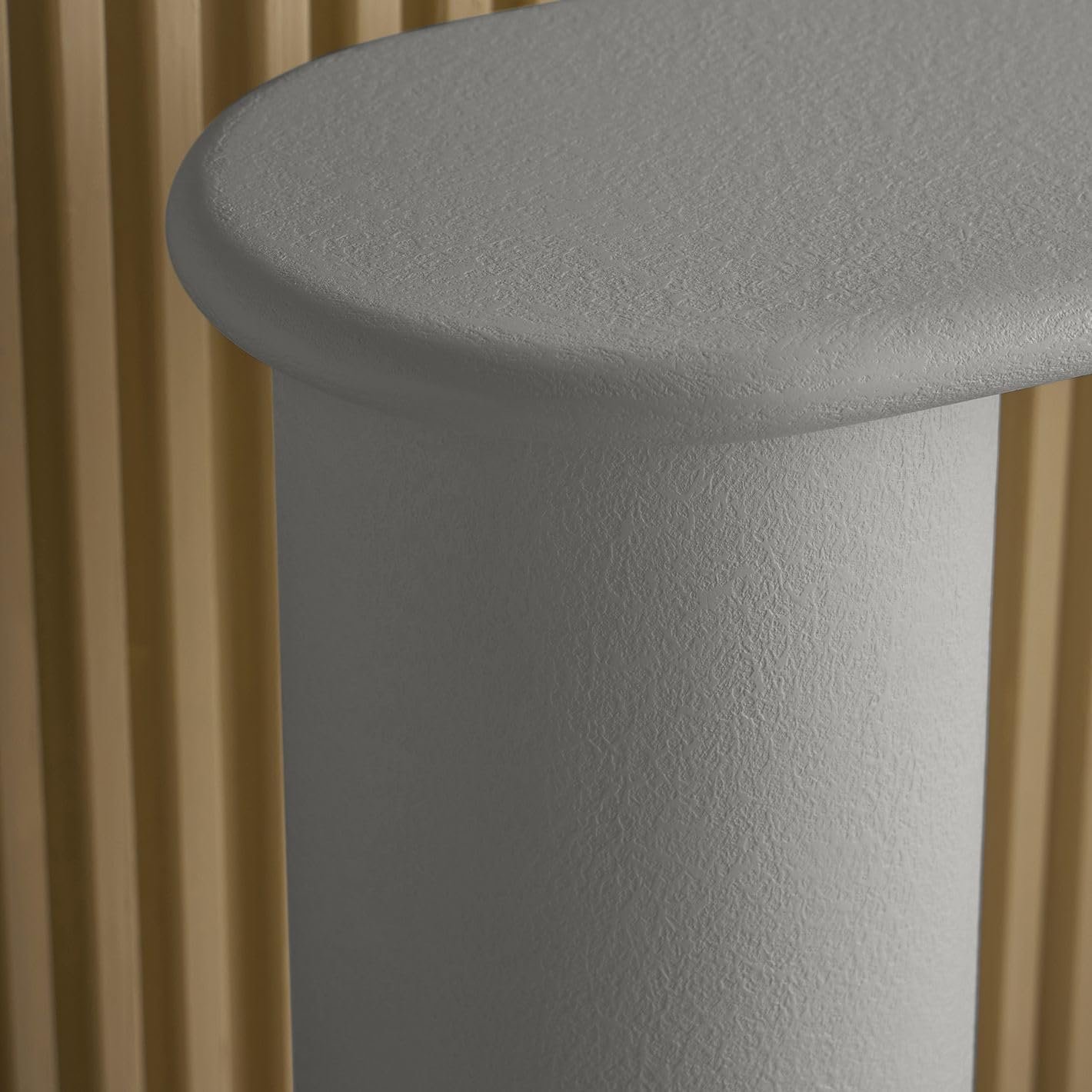 Karnak Pillar Console Table | Modern MDF Console with Plaster Finish & Sleek Pillar Legs | Hallway & Living Room Furniture (Black) - Image 27